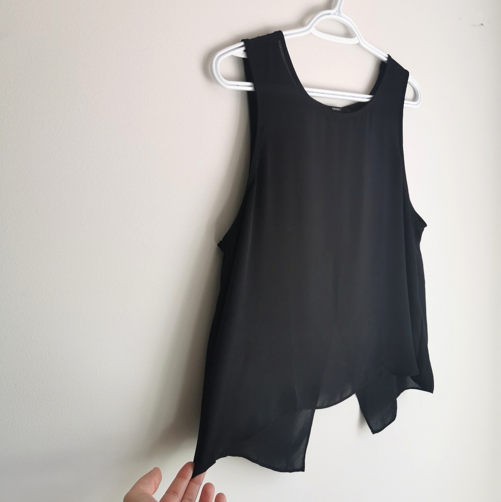 Open Back Sheer Tank
